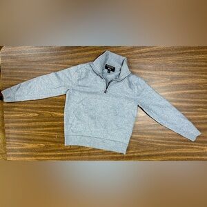banana republic half zip merino wool soft grey sweater in perfect condition!